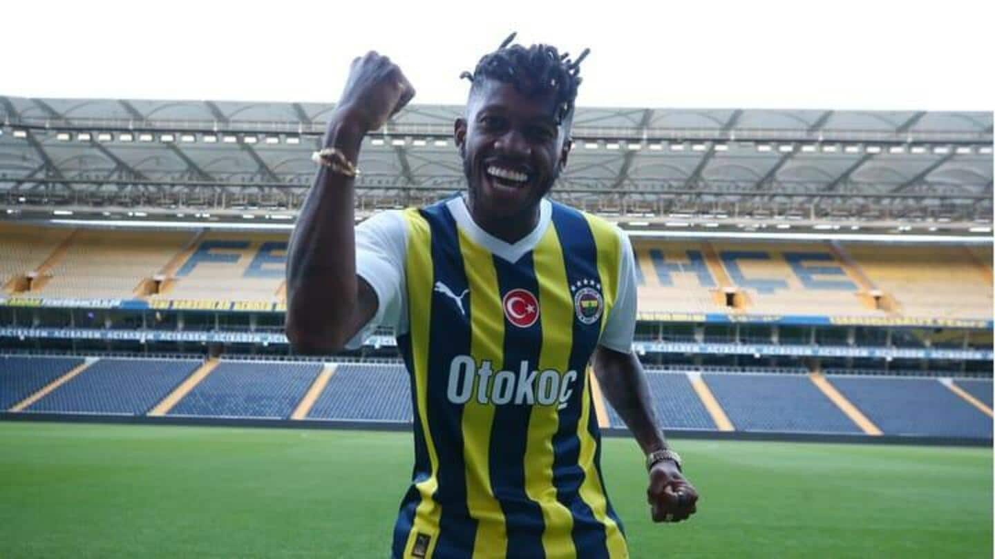 Fred bergabung dengan Fenerbahce dari Manchester United seharga £12,9 juta: Statistik utama