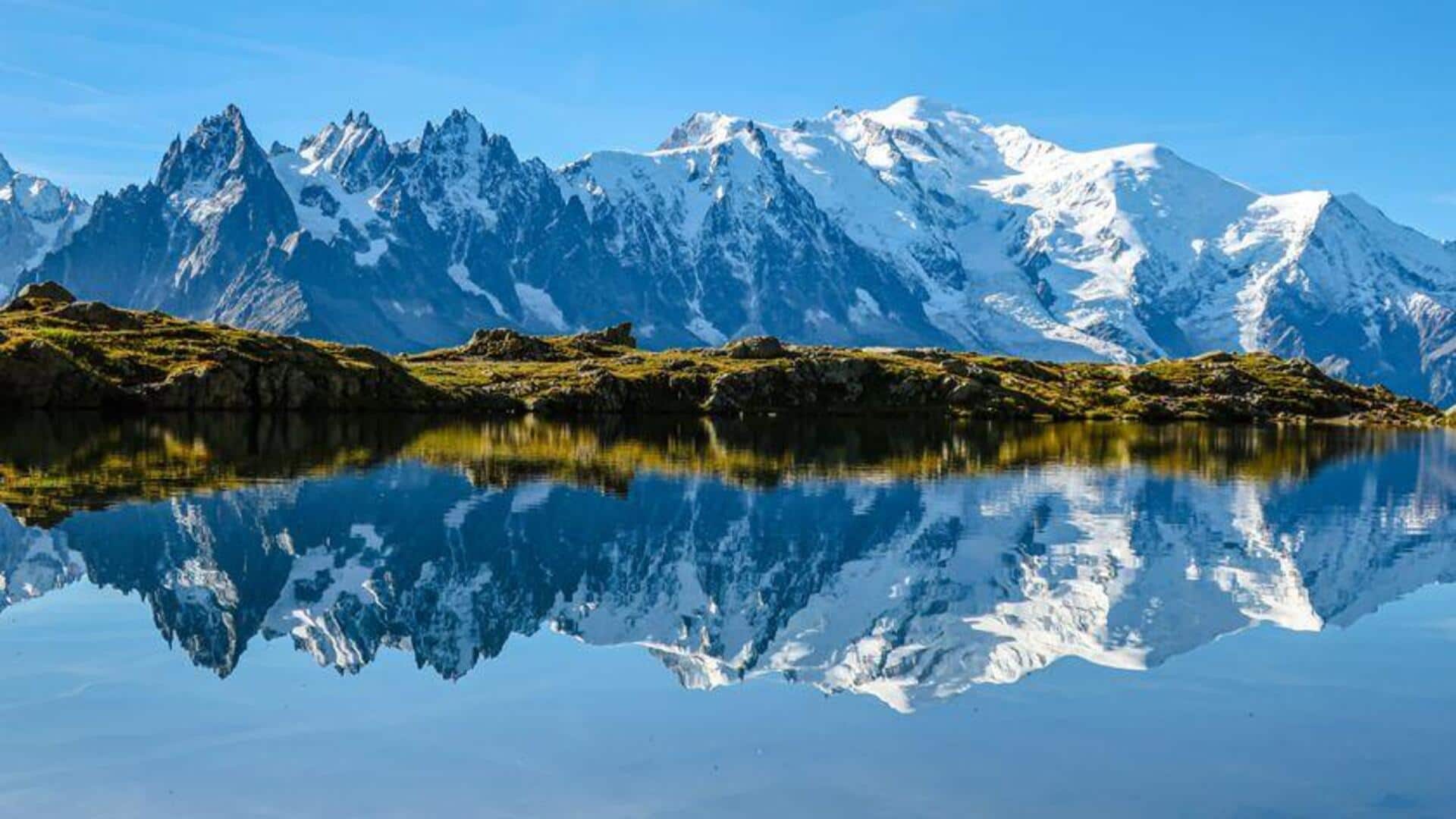 Keindahan Pegunungan Mont Blanc yang Menakjubkan