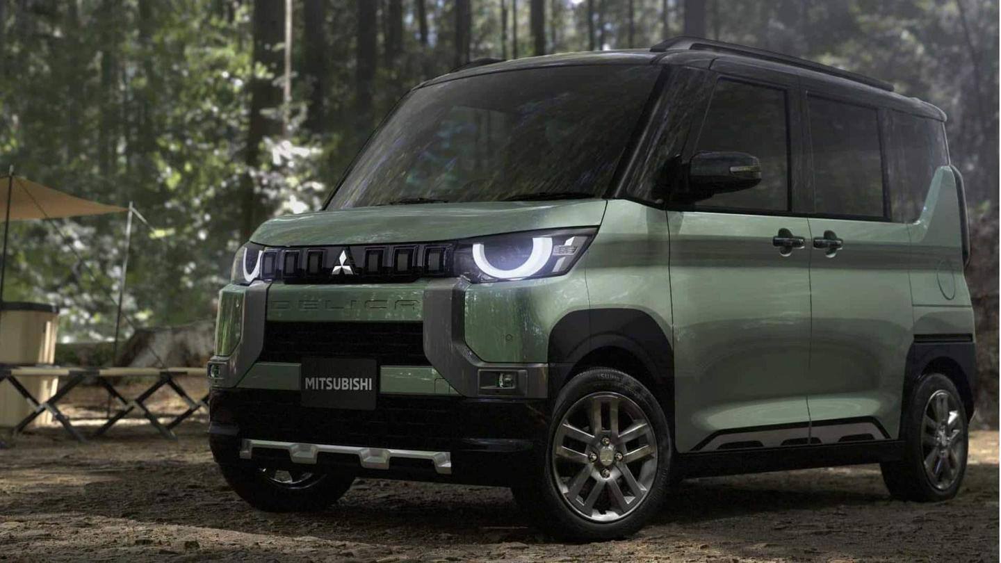 Mitsubishi Delica Mini 2023 ditampilkan sebagai van off-road yang keren