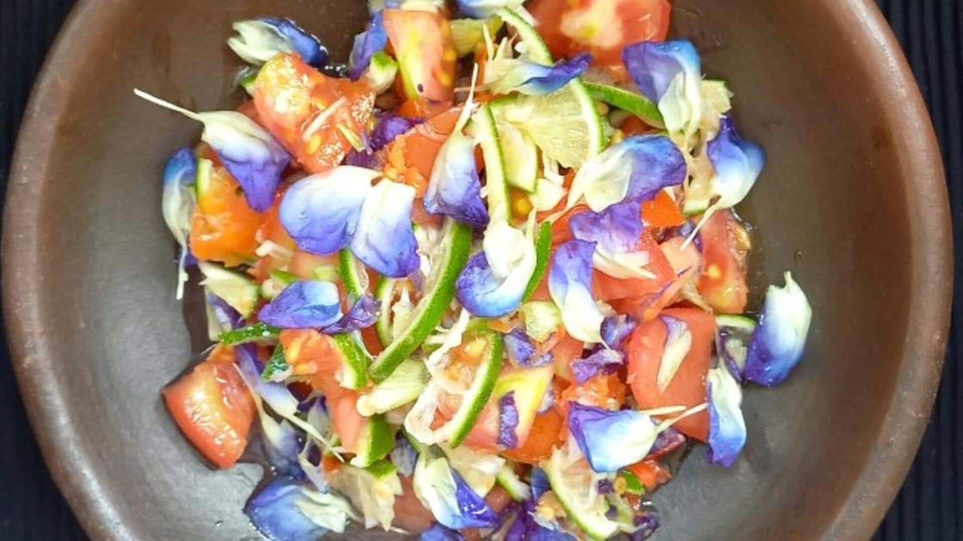 Mencicipi Keunikan Bunga Berwarna-warni dalam Sambal yang Menggugah Selera