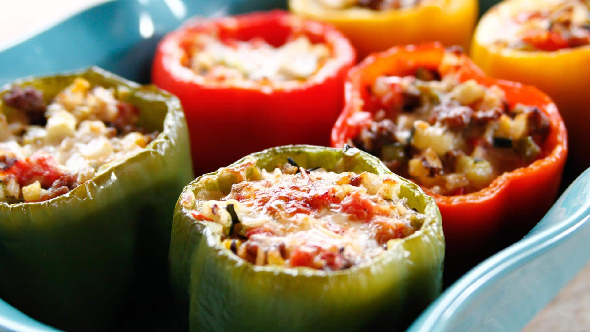 Panduan Dalam Menghidangkan Masala Stuffed Peppers India