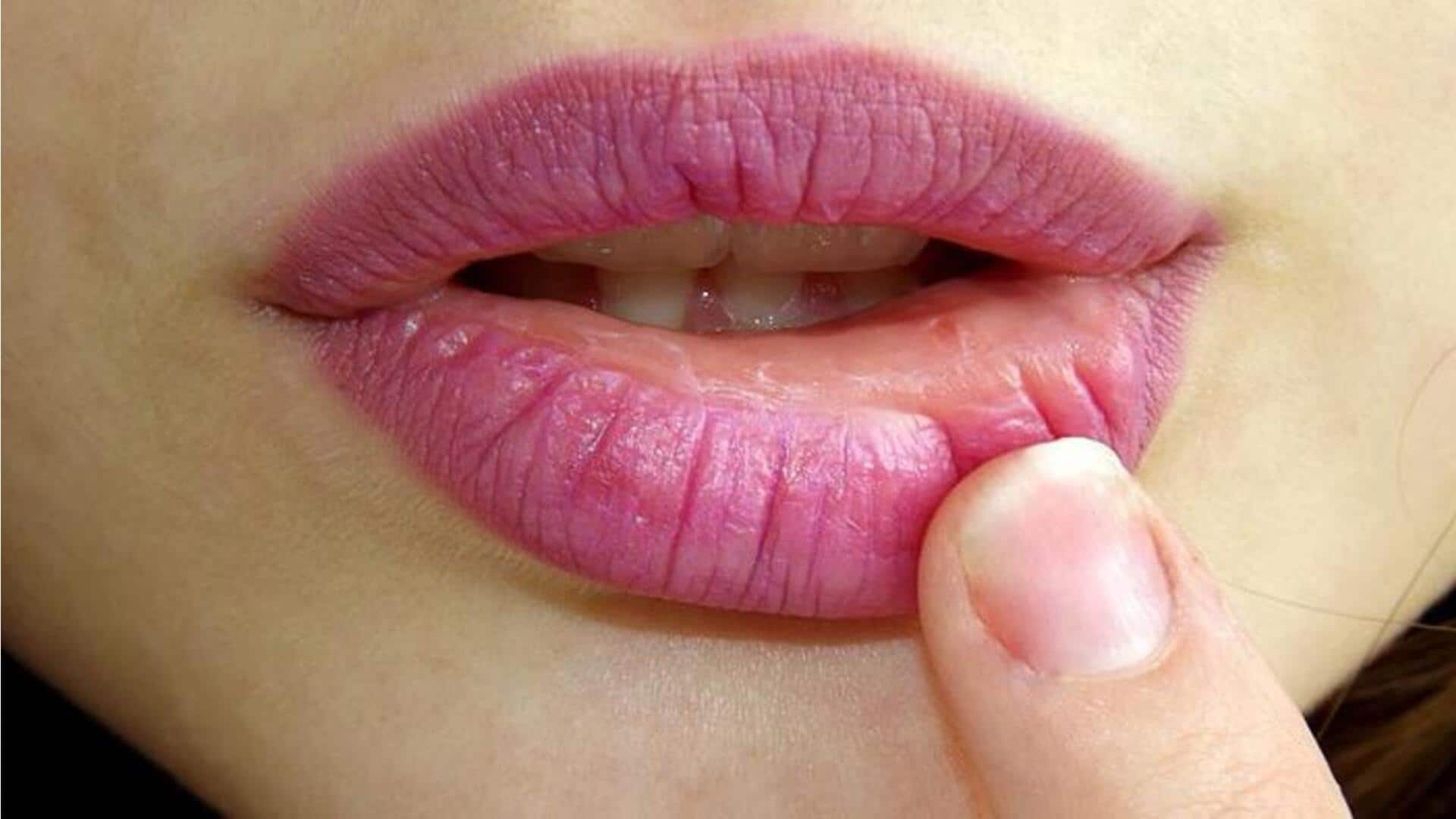 Bibir berwarna es loli: Begini cara memebuatnya