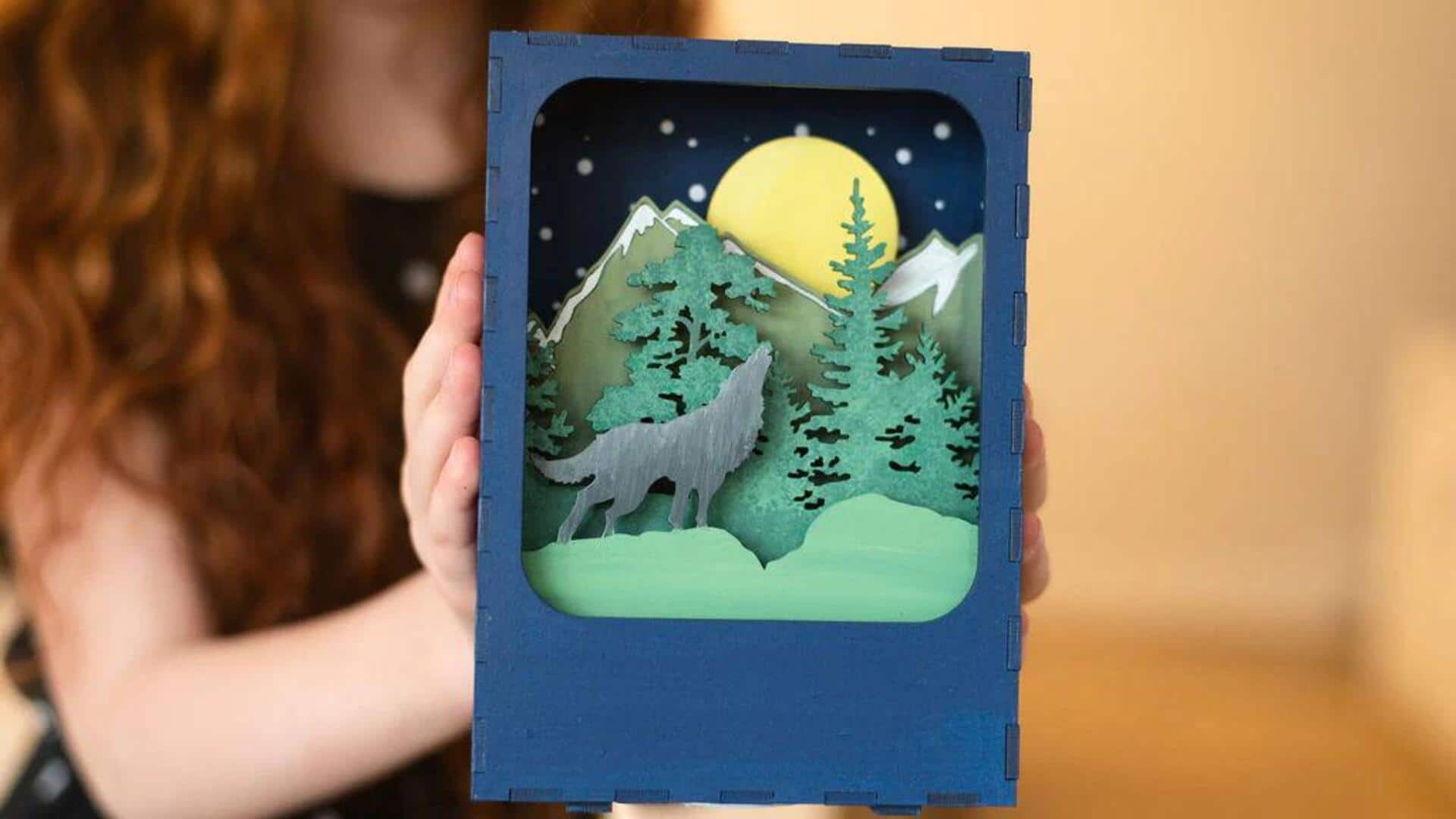 Mengubah Wadah Bekas menjadi Shadow Box yang Indah