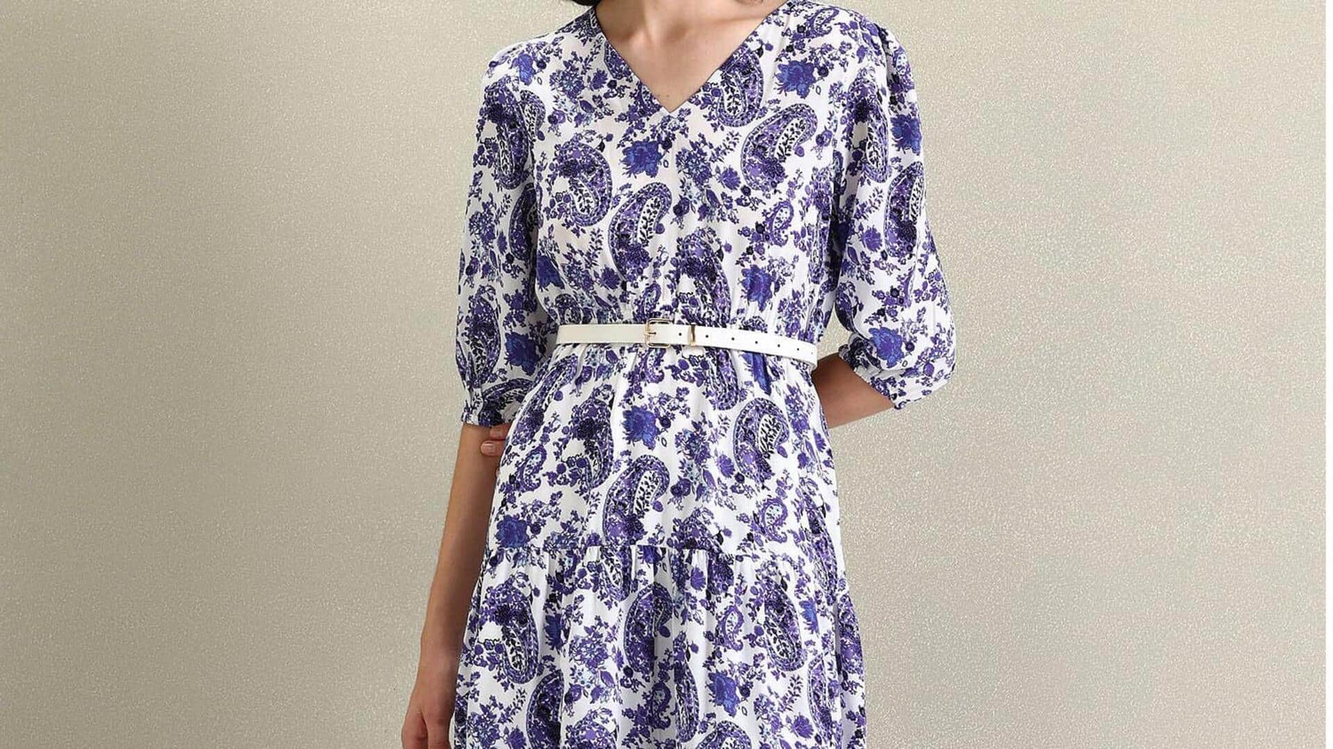 Kain bermotif memperkuat fesyen modern India