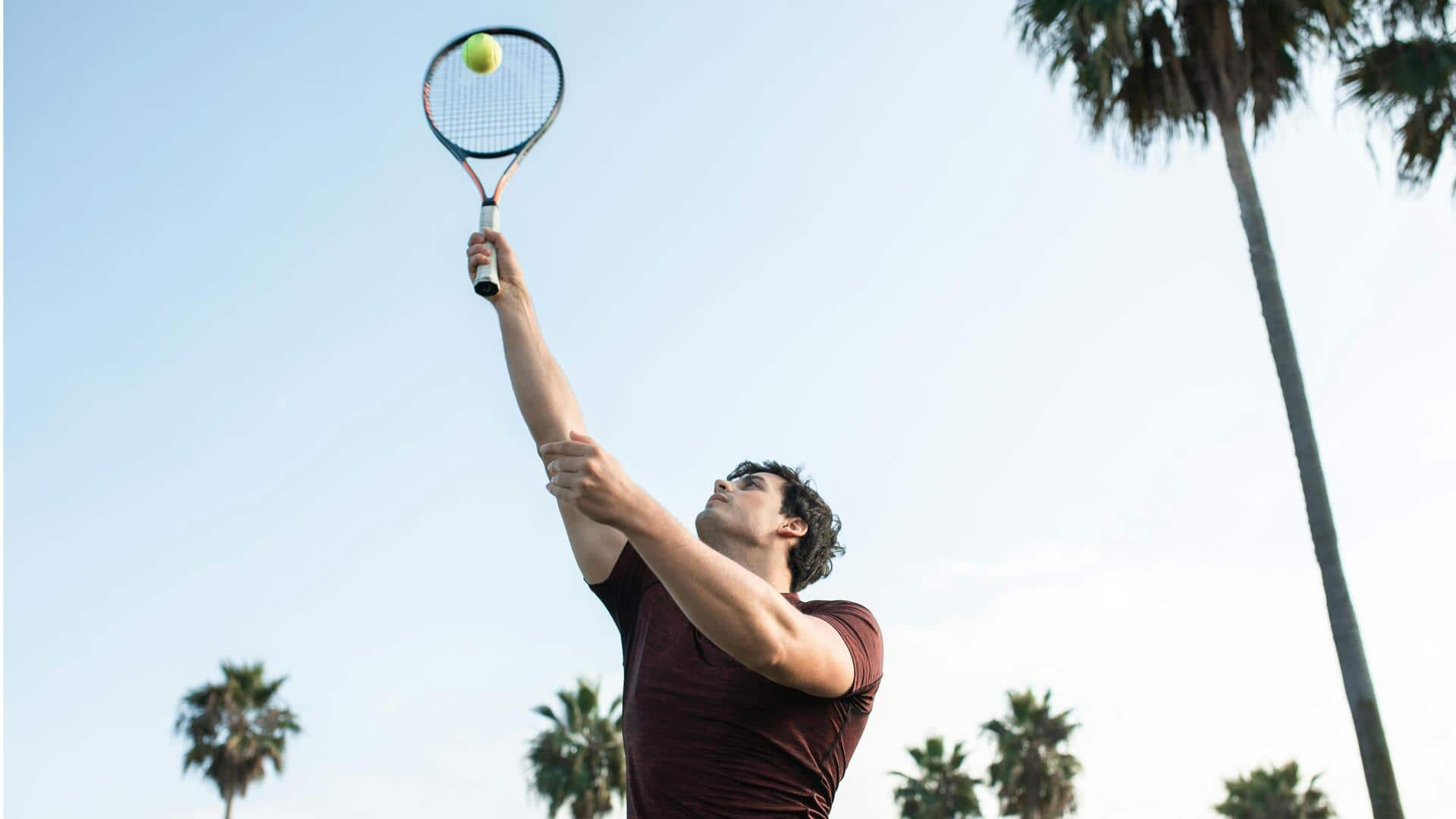 Makna di balik gestur tangan pemain tenis