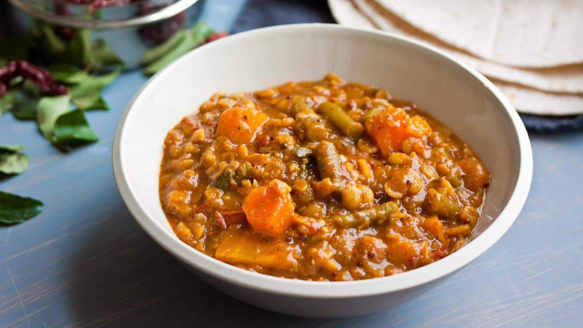 Temukan Variasi Sambhar Vegan dengan Bahan-Bahan Musiman