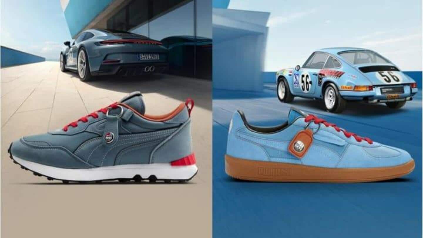 Porsche dan Puma berkolaborasi dalam bentuk sepatu kets untuk perayaan ulang tahun ke-60 911