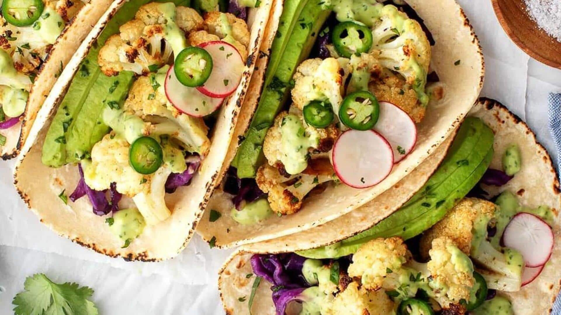 Resep: Masak taco kembang kol vegan yang lezat 