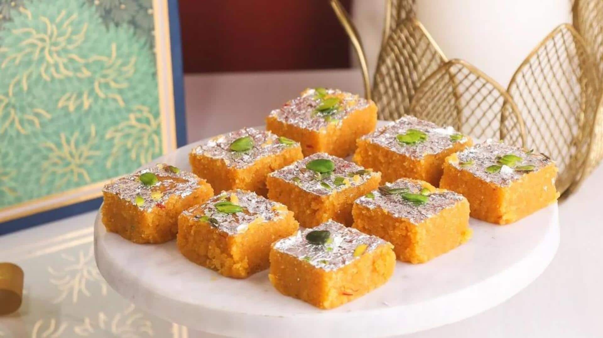 Hidangan Penutup Klasik India dengan Bahan Dasar Moong Dal
