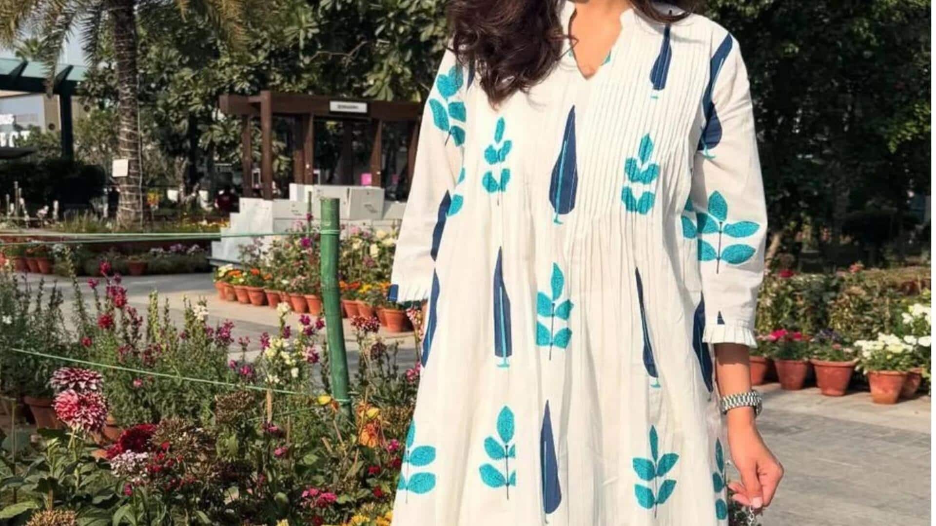 Gaya memakai kurta katun di musim hujan India