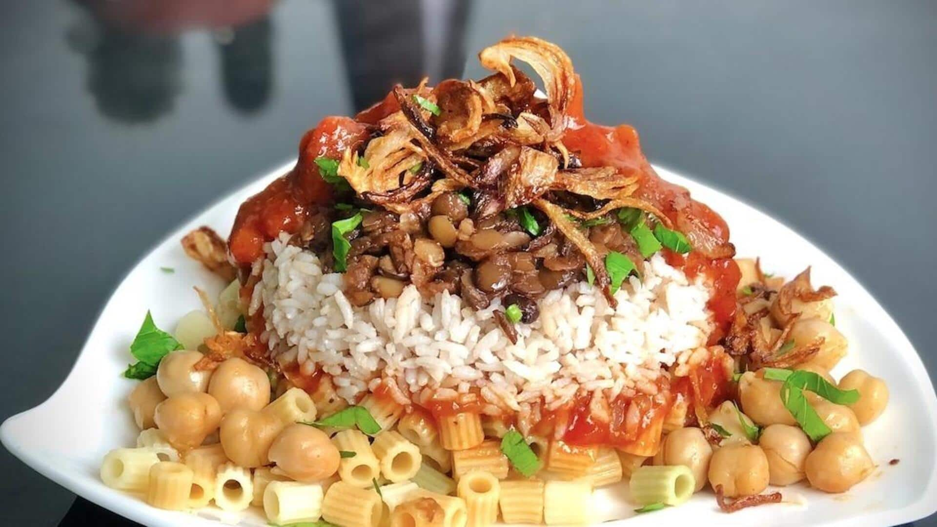 Tutorial Memasak Koshari Ala Mesir Dengan Tambahan Lentil