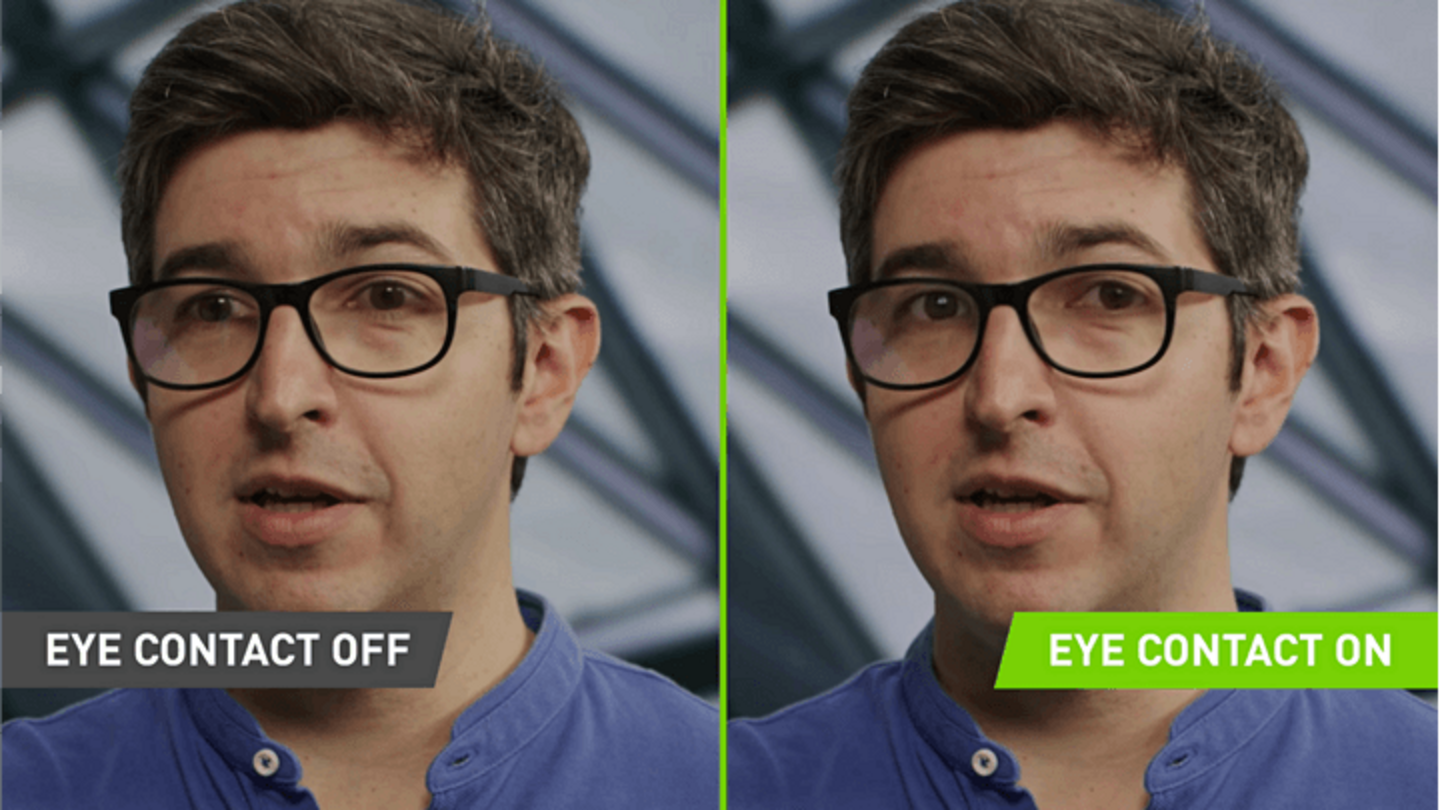 NVIDIA Broadcast mendapatkan 'Eye Contact', mencegah Anda terlihat terganggu