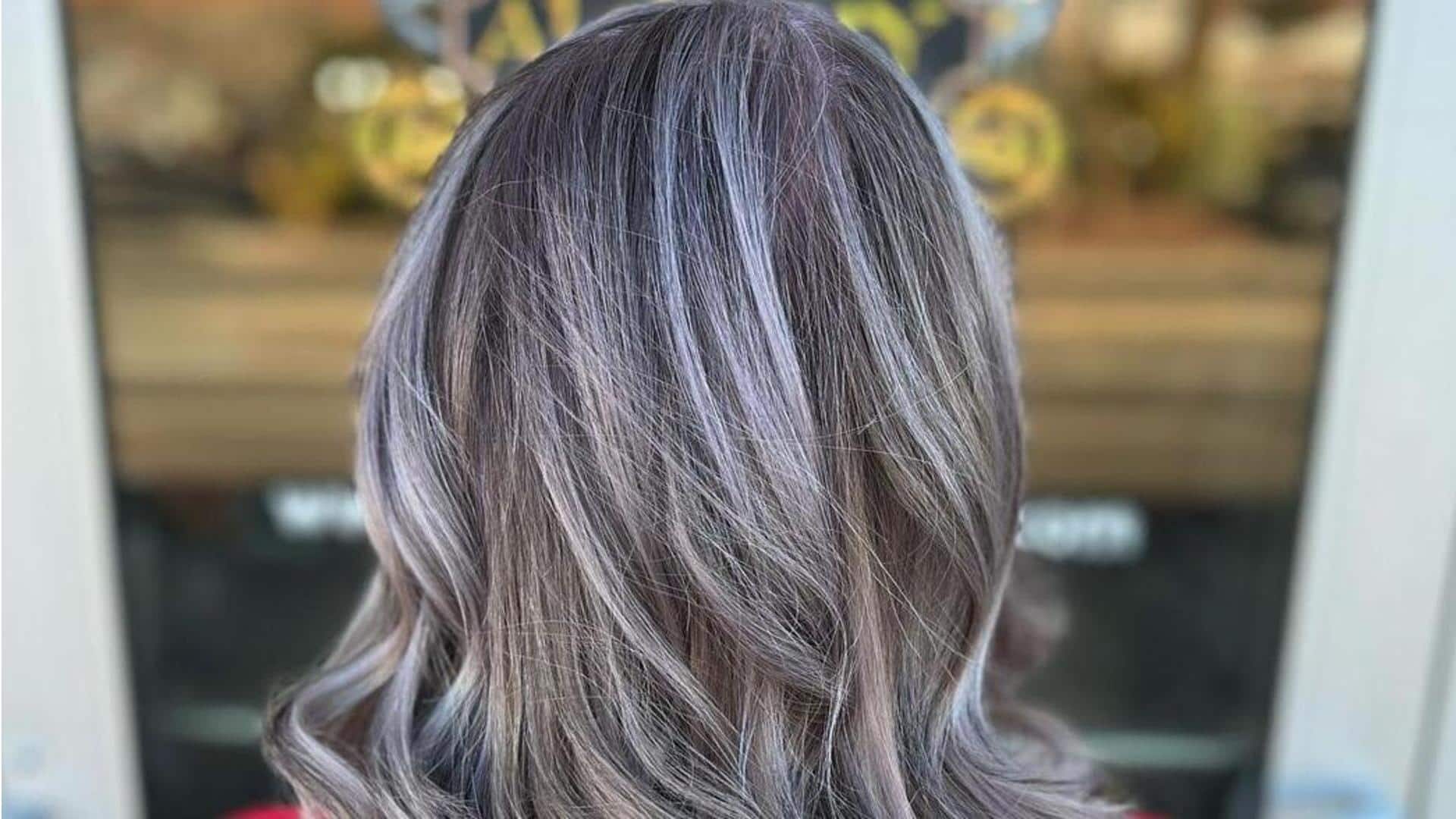 Gray blending: Menelusuri tren warna rambut