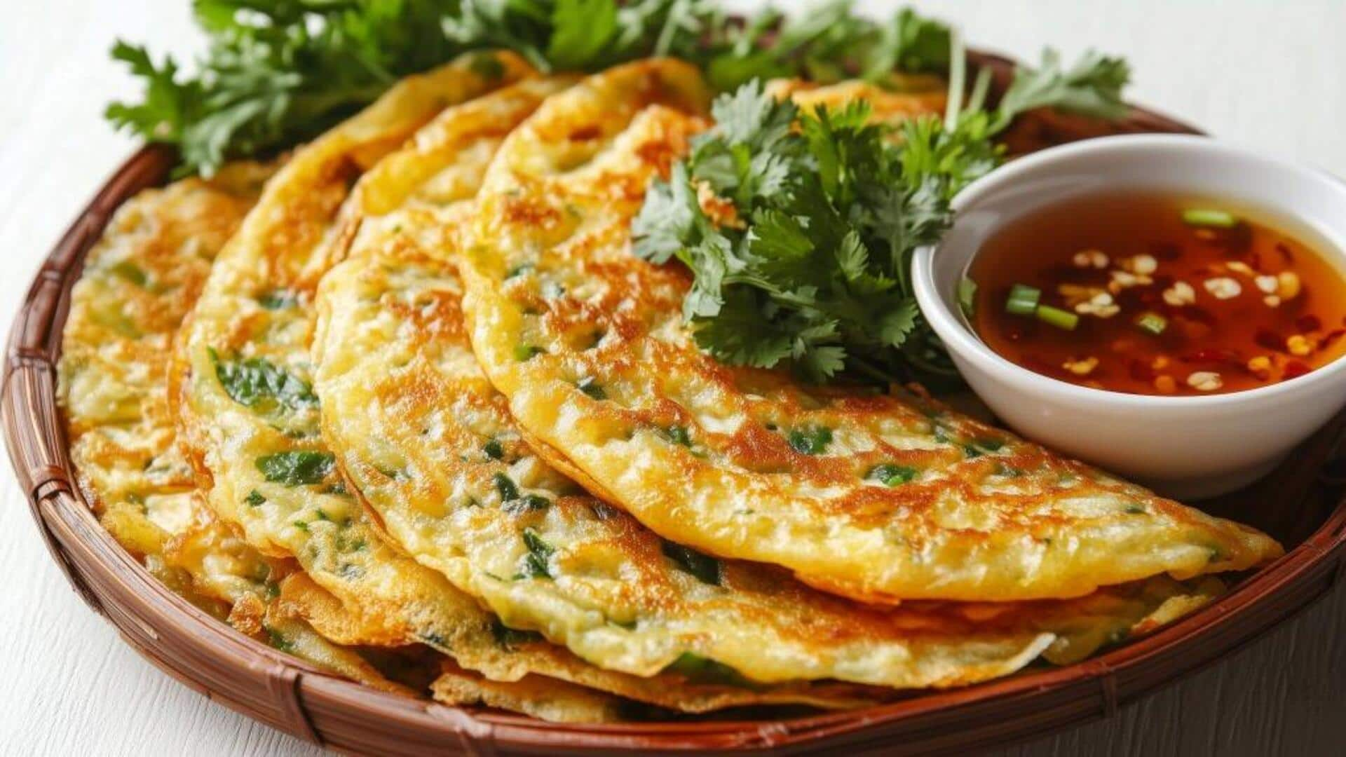 Panduan membuat Banh Xeo Ubi Jalar ala Vietnam