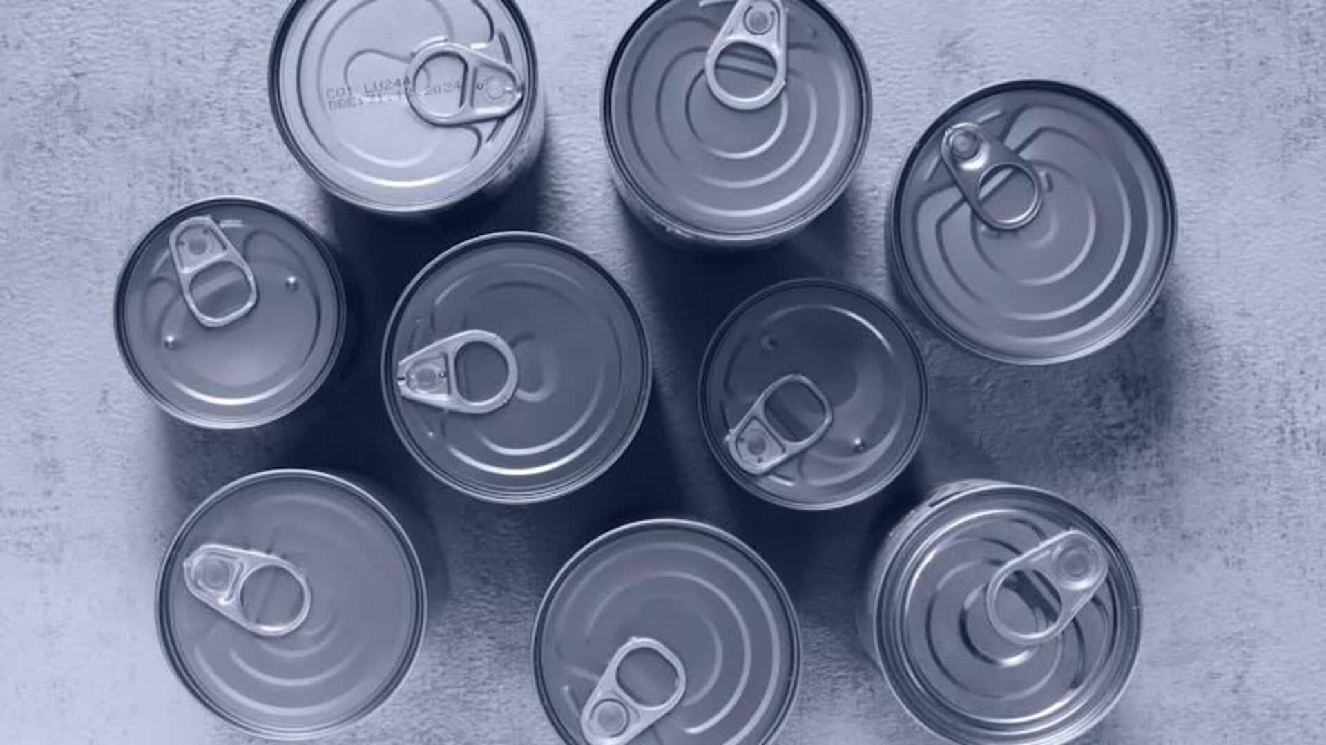 Ubah kaleng bekas menjadi tempat lilin elegan