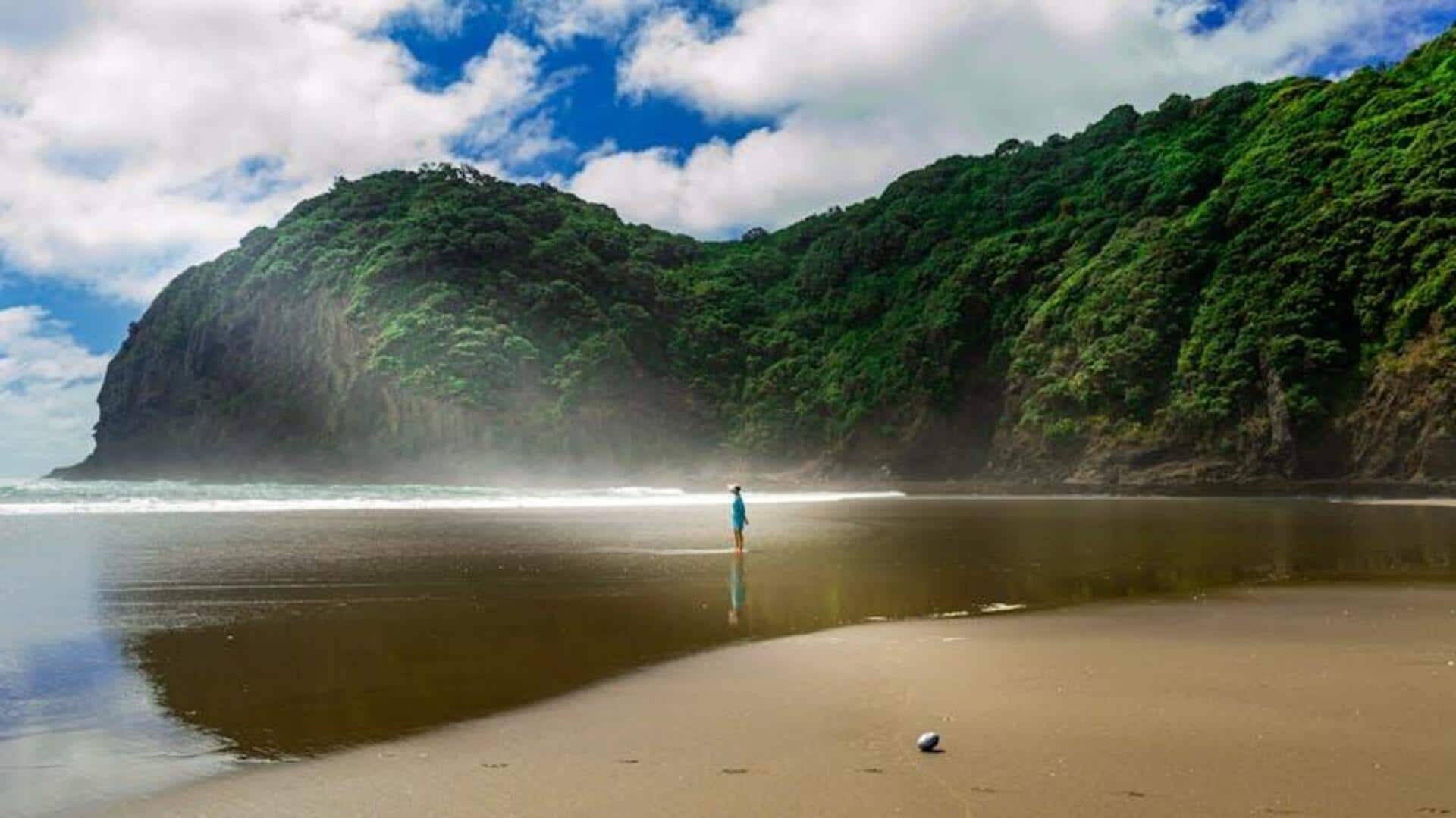 Pantai Tersembunyi di Pulau Utara Selandia Baru