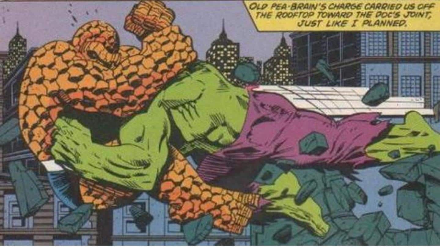 Hulk vs. The Thing - Perkelahian mengesankan Hulk vs. The Thing - Perkelahian mengesankan