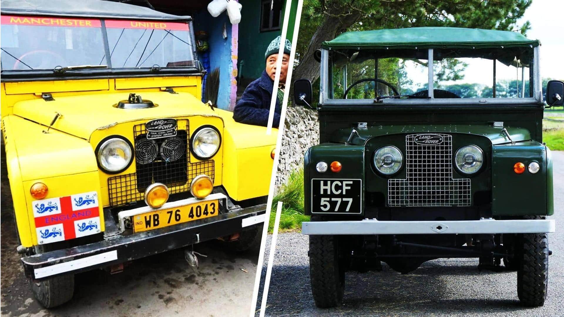 Kota kecil di Darjeeling ini memiliki beberapa Land Rover klasik