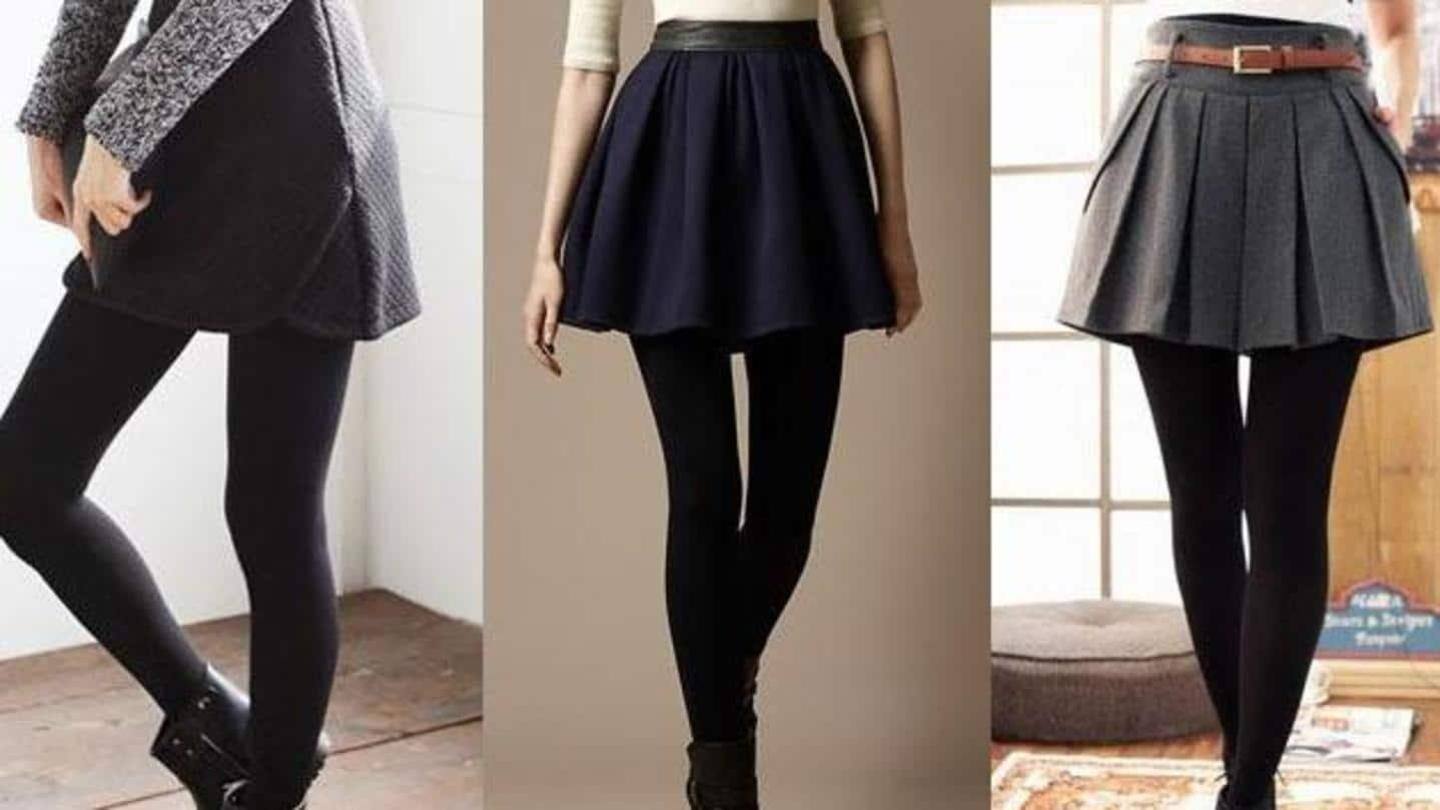 Pakai legging atau celana ketat Pakai legging atau celana ketat