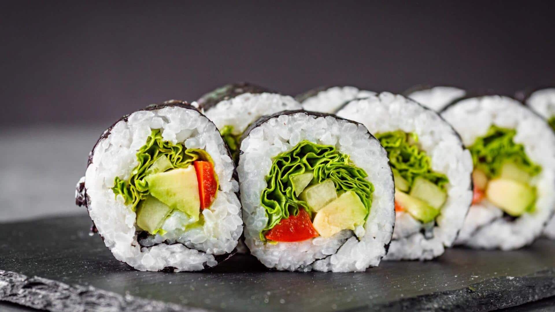 Membuat Sushi Sayuran yang Lezat dengan Bahan-Bahan dari Indonesia