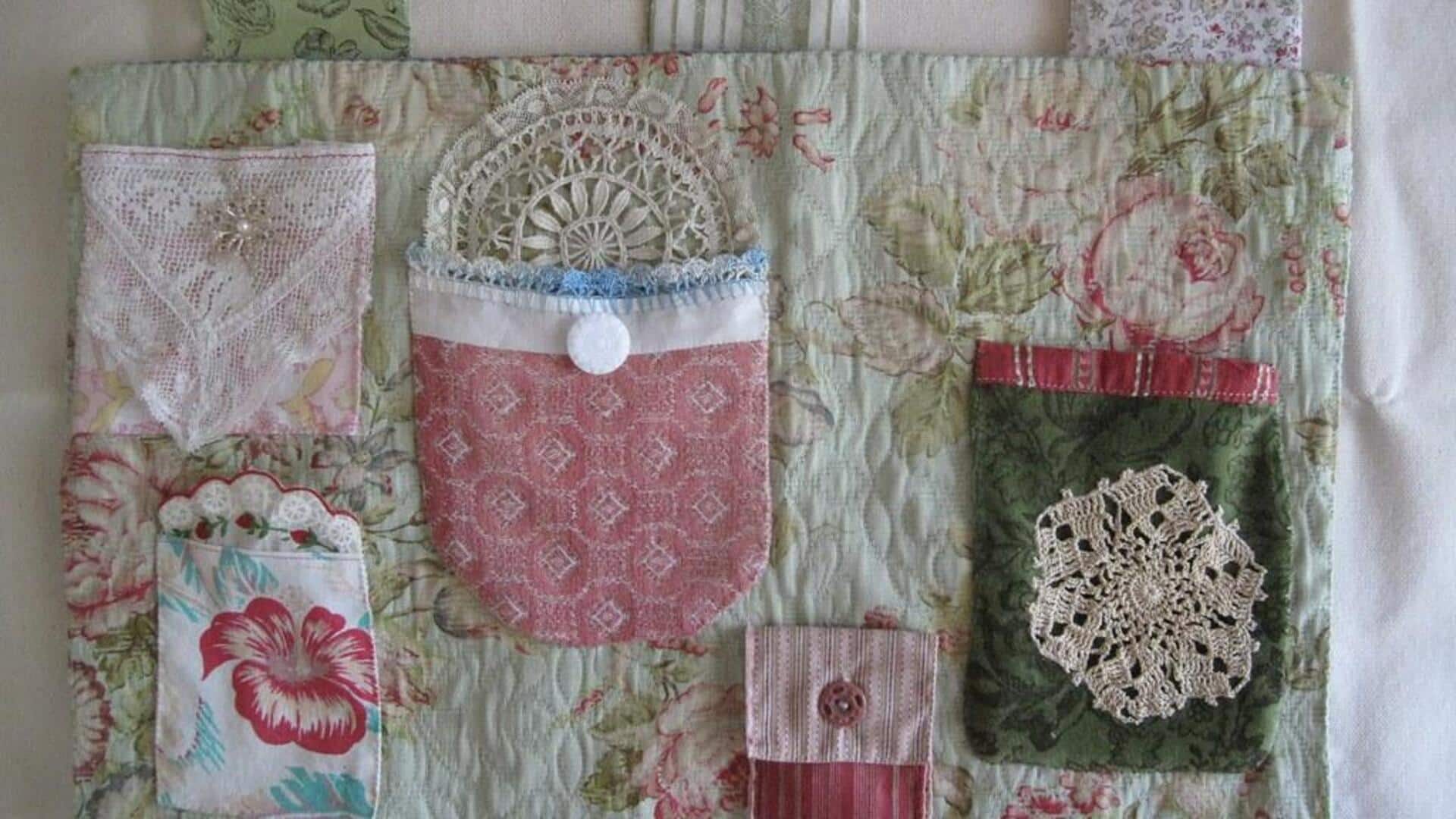 Menyegarkan ruangan dengan hiasan dinding kain kreasi