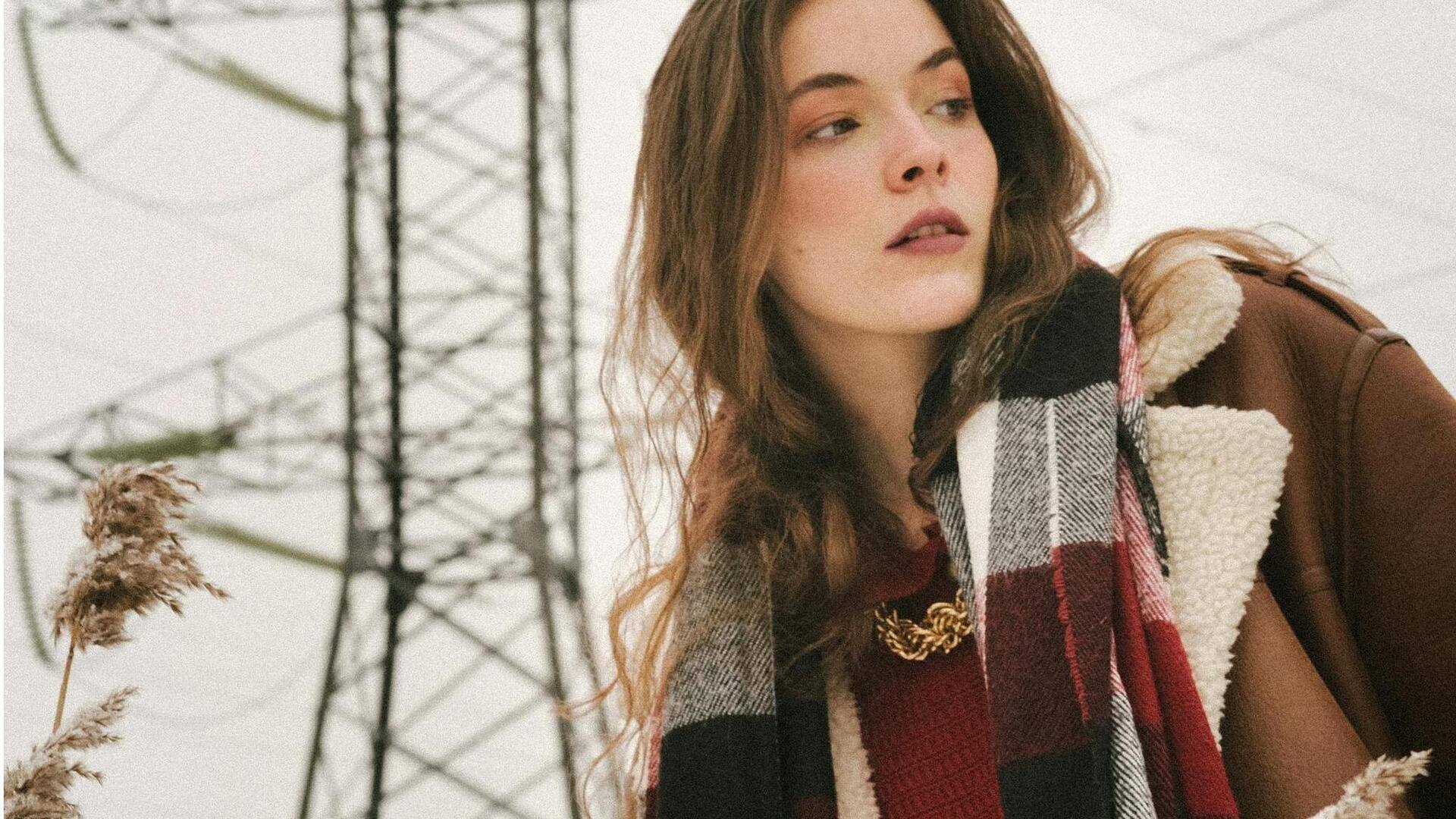 Gaya syal yang elegan untuk musim dingin