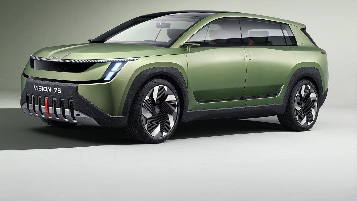 Mobil konsep SKODA VISION 7S menampilkan masa depan 'eMobility'