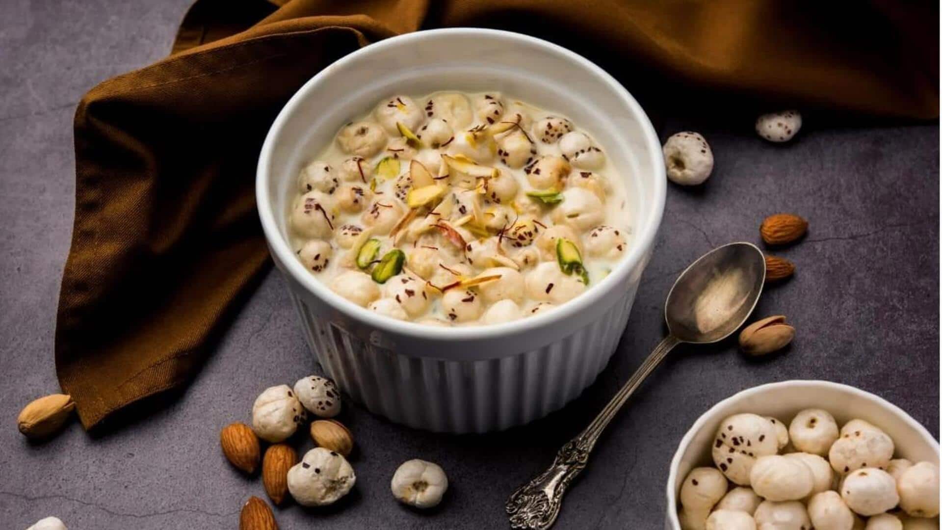 Manfaatkan Biji Teratai dalam Hidangan Manis India