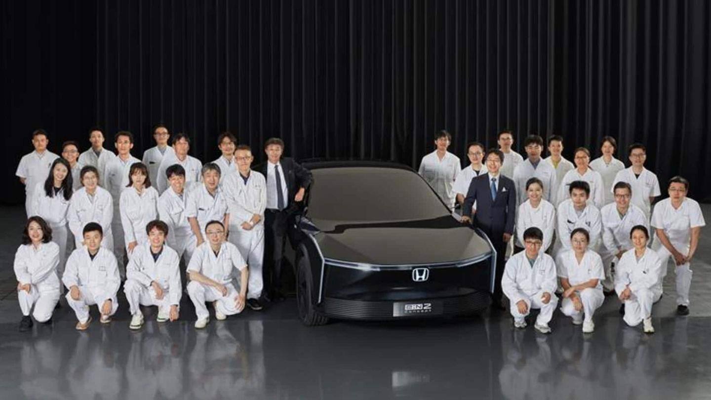 Mobil listrik Honda e:N2 Concept diperkenalkan dengan desain futuristik