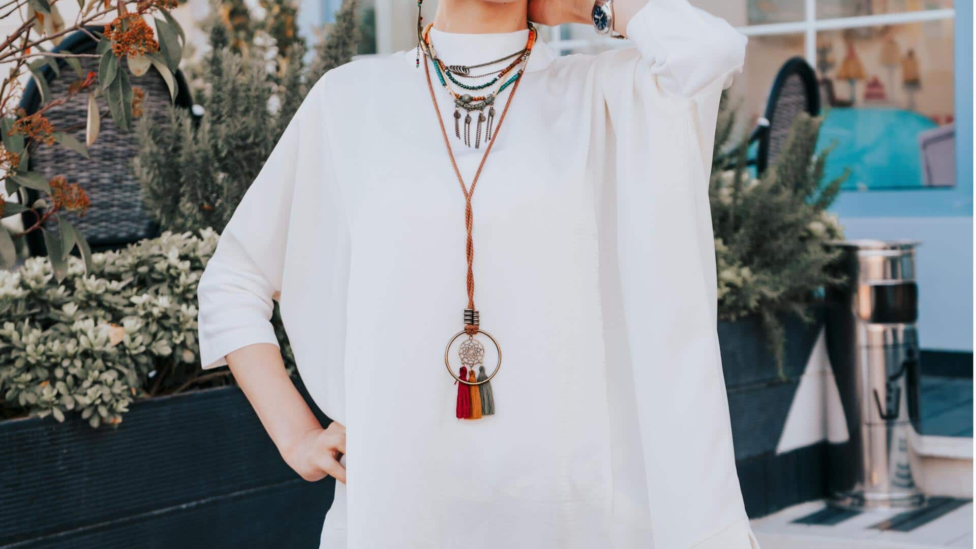Aksesori boho tren untuk musim hujan India