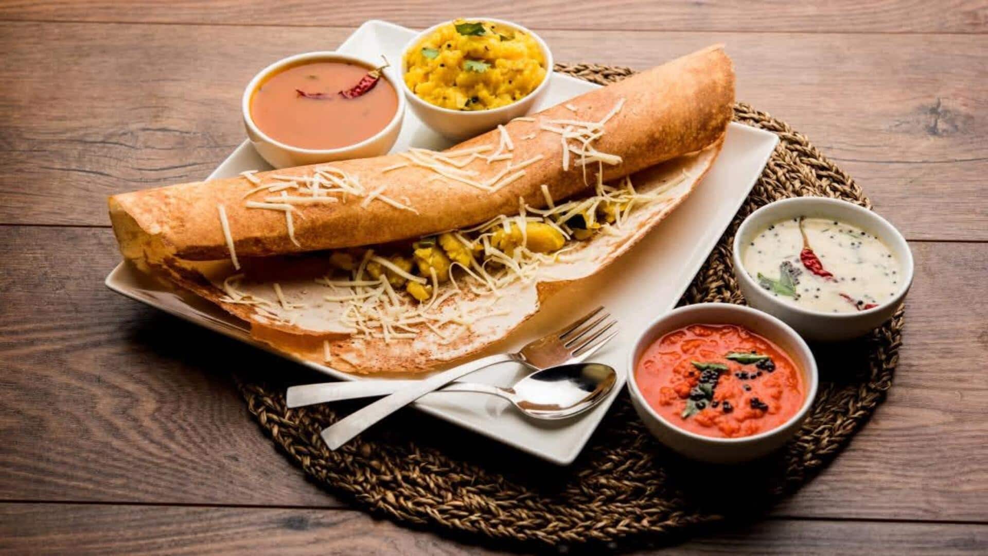 Topping Kreatif untuk Sajian Dosa dari India Selatan