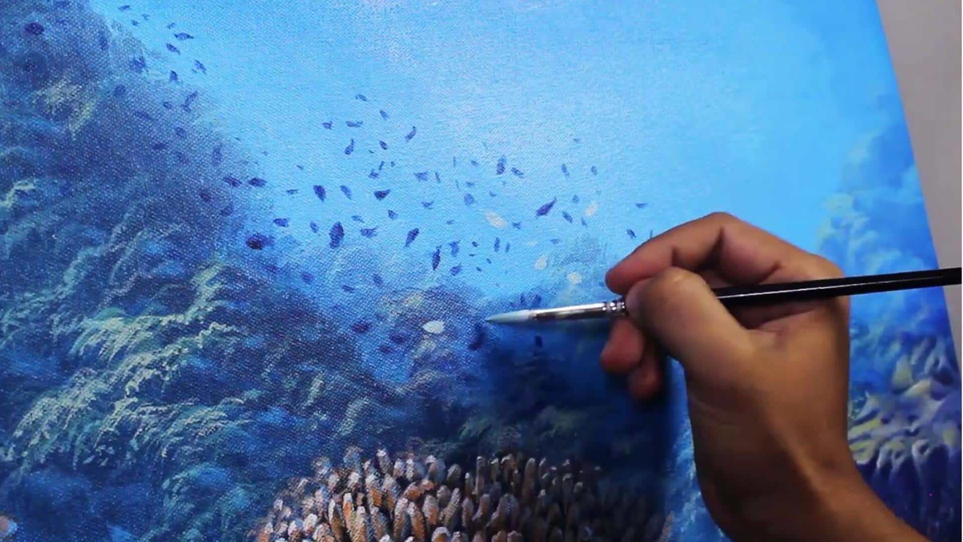 Teknik Menggambar Pemandangan Bawah Laut yang Realistis