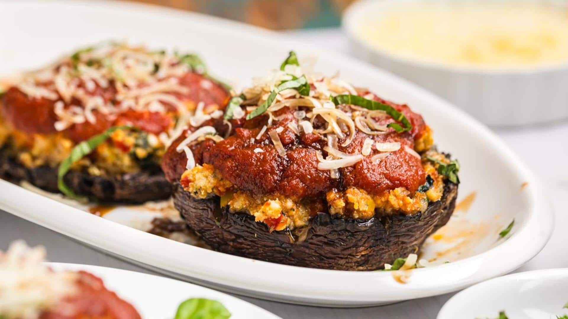 Resep Jamur Isi untuk yang Menggugah Selera untuk Para Vegetarian