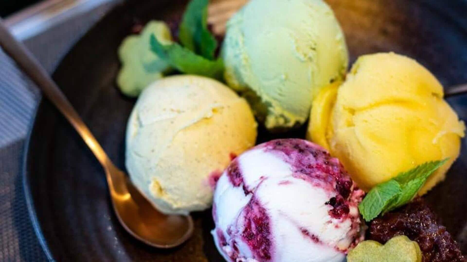 Nikmati gelato lemon vegan yang lezat ini