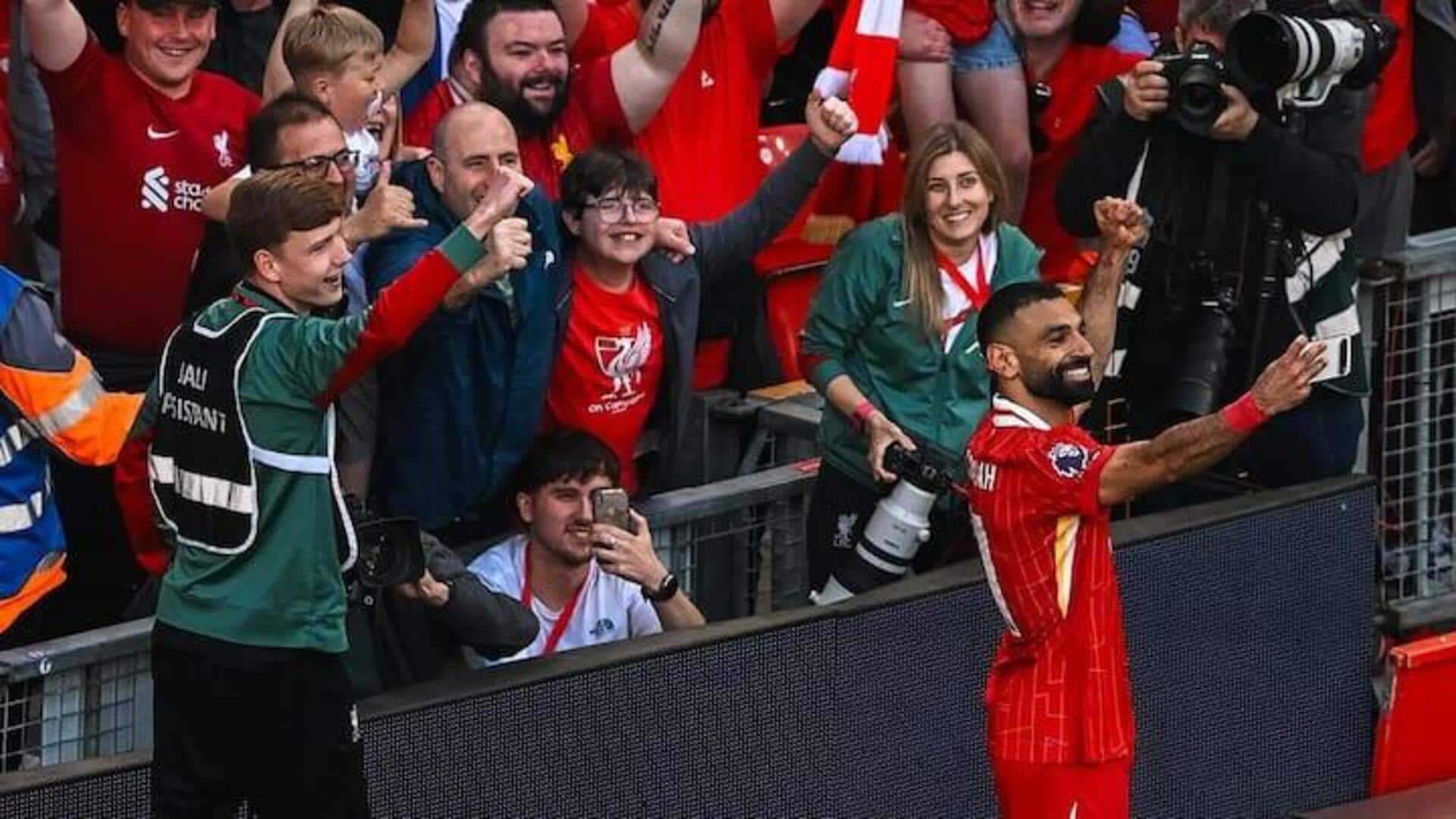 Mohamed Salah menjadi pencetak gol terbanyak ke-5 di Liga Premier: Statistik utama Mohamed Salah menjadi pencetak gol terbanyak ke-5 di Liga Premier: Statistik utama