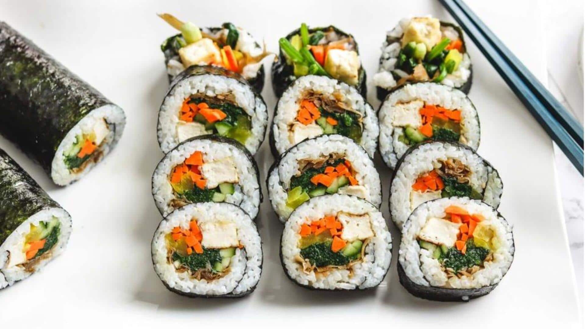 Mencicipi Kimbap Vegetarian yang Lezat untuk Petualangan Rasa