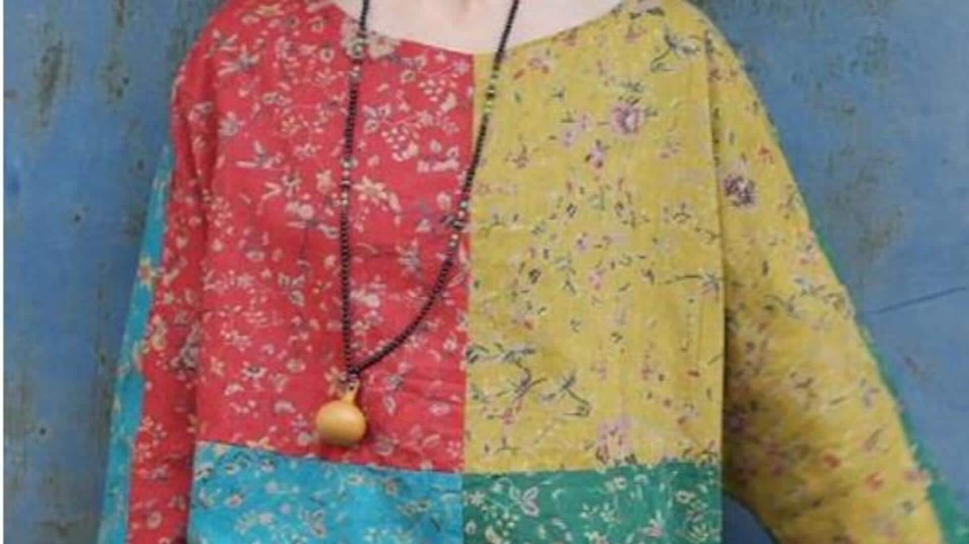 Lima tunik jahitan kontras untuk musim dingin India