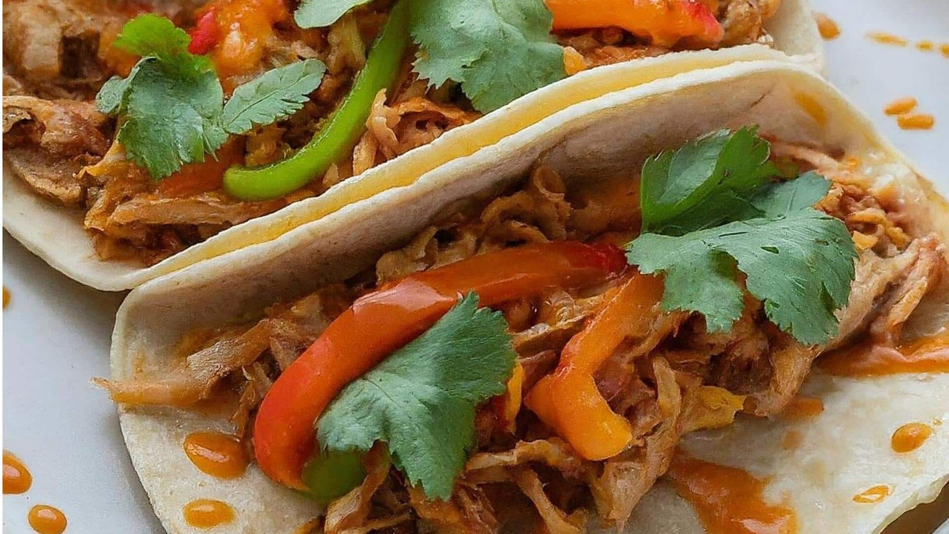 Resep BBQ Jackfruit Tacos Ala Korea Yang Lezat Dan Mudah