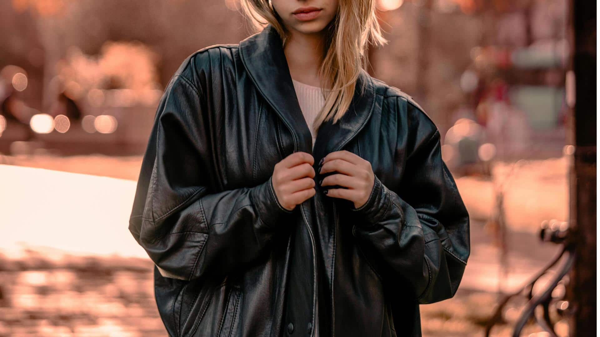 Gaya jalanan musim dingin India dengan jaket pernyataan