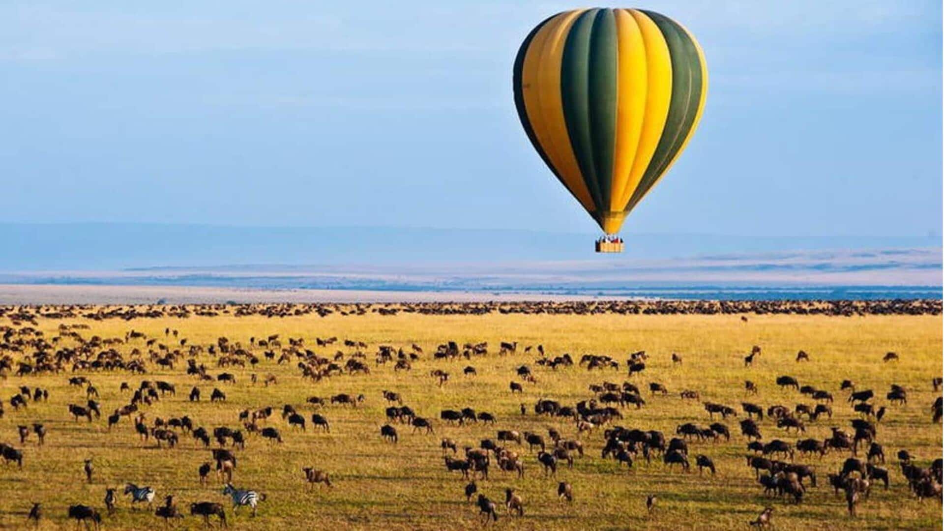 Safari balon Serengeti: Saksikan petualangan udara Tanzania 