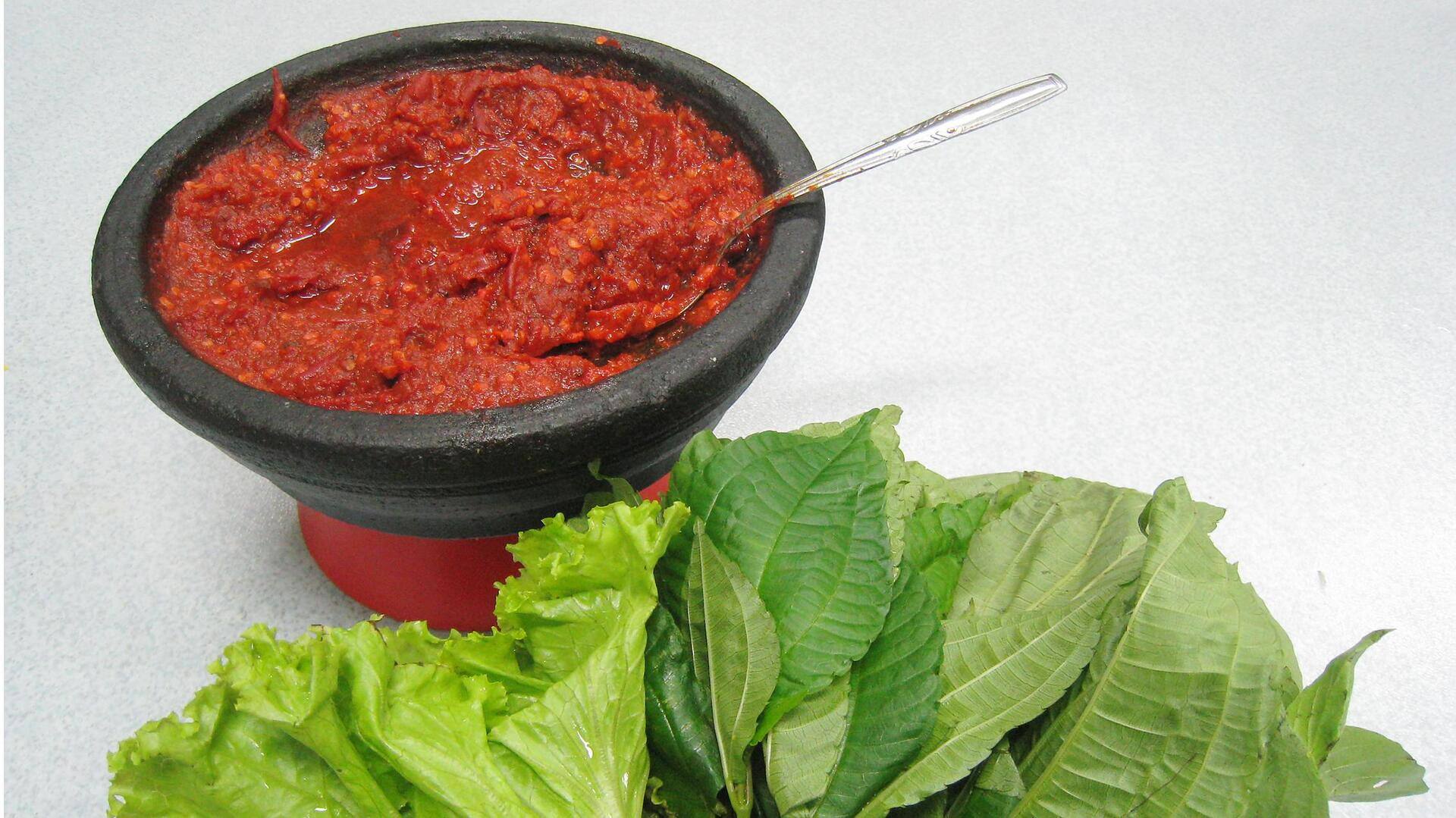 Menambah rasa dengan sambal asli Indonesia Menambah rasa dengan sambal asli Indonesia
