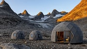 グリーンランドの秘境でのユニークな山岳リトリート