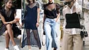 夏のストリートスタイルに最適なレイヤードメッシュトップス