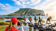 済州島の火山ビーチと伝統を探る