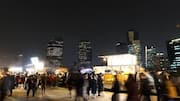 ソウルの夜景を楽しむ：ショップ、ライト、ストリートパフォーマー