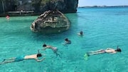 バミューダの沈没船シュノーケリング冒険