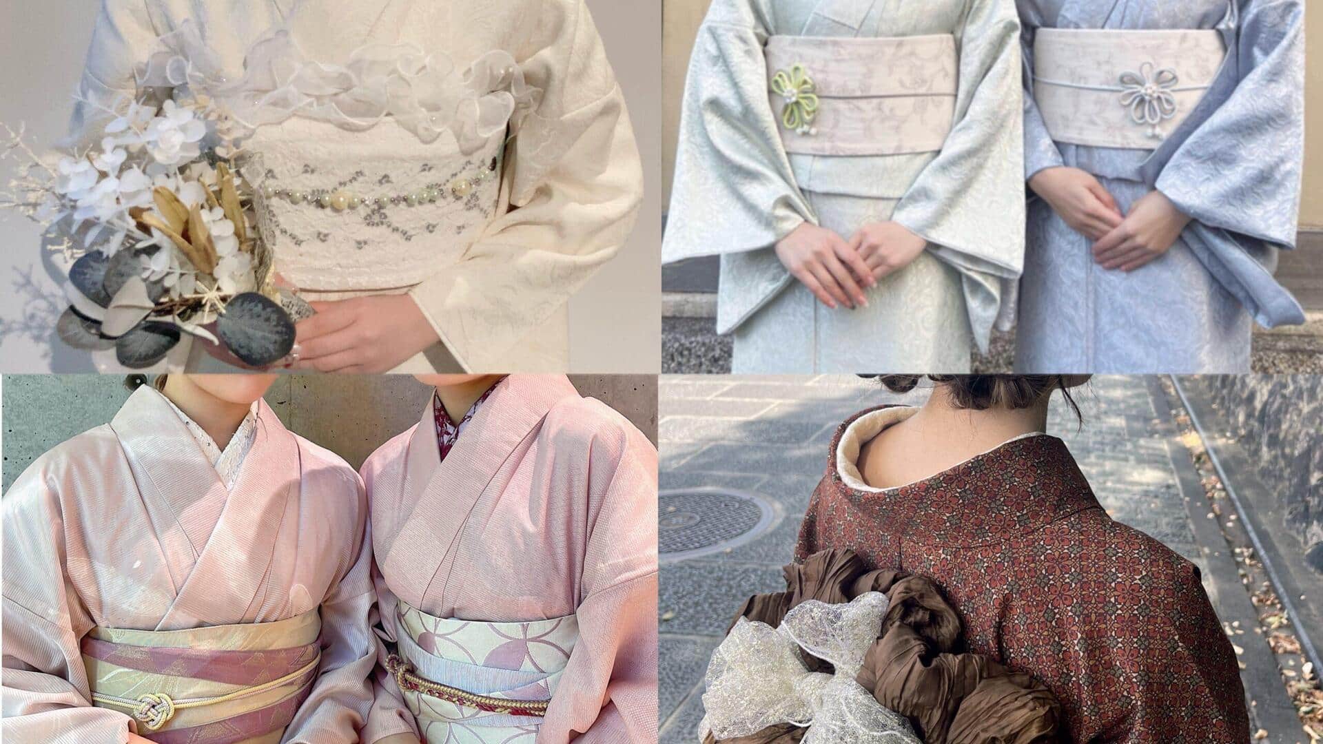 最新の浴衣スタイルペアリング