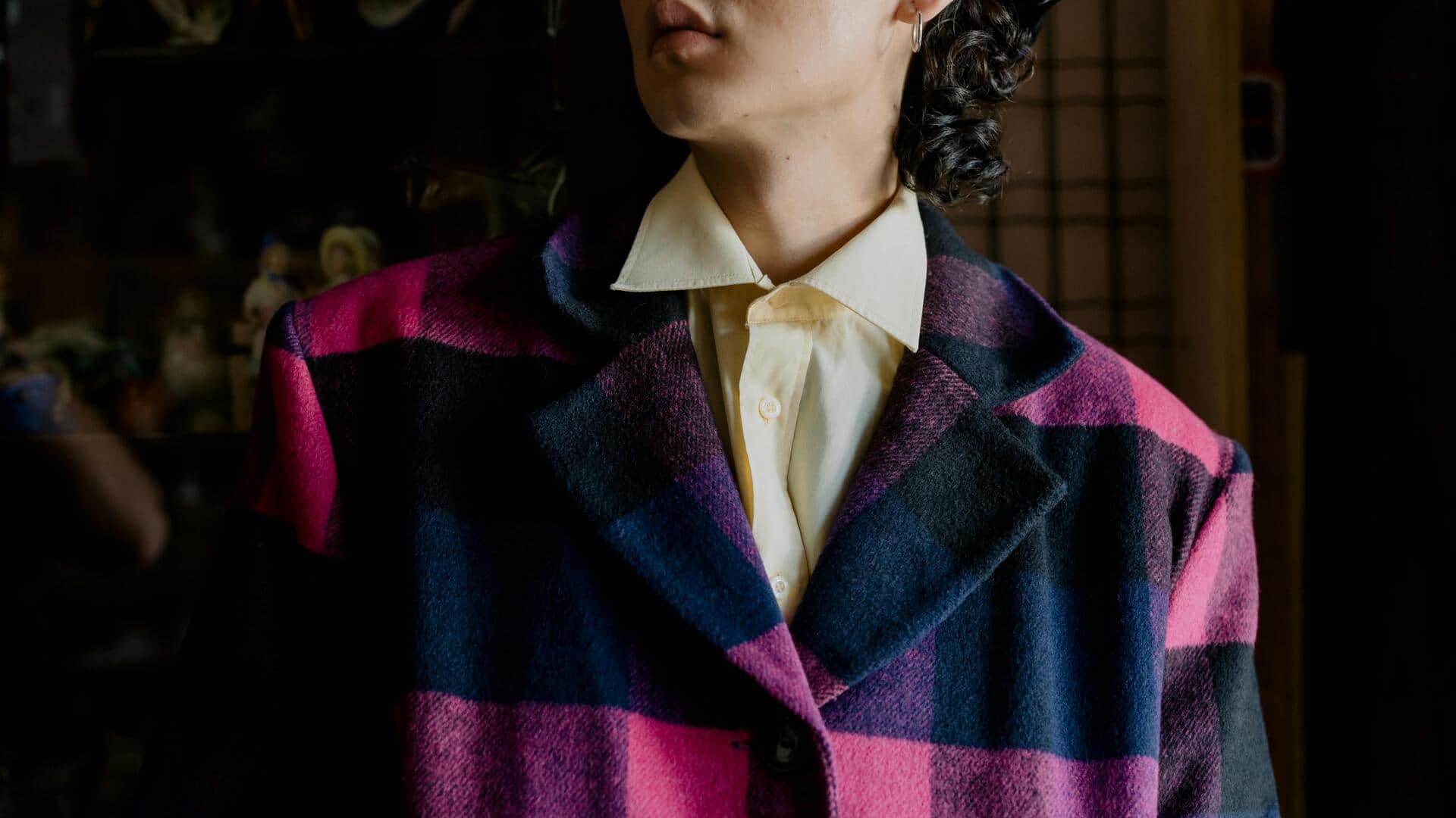 秋の定番を再定義するチェック柄