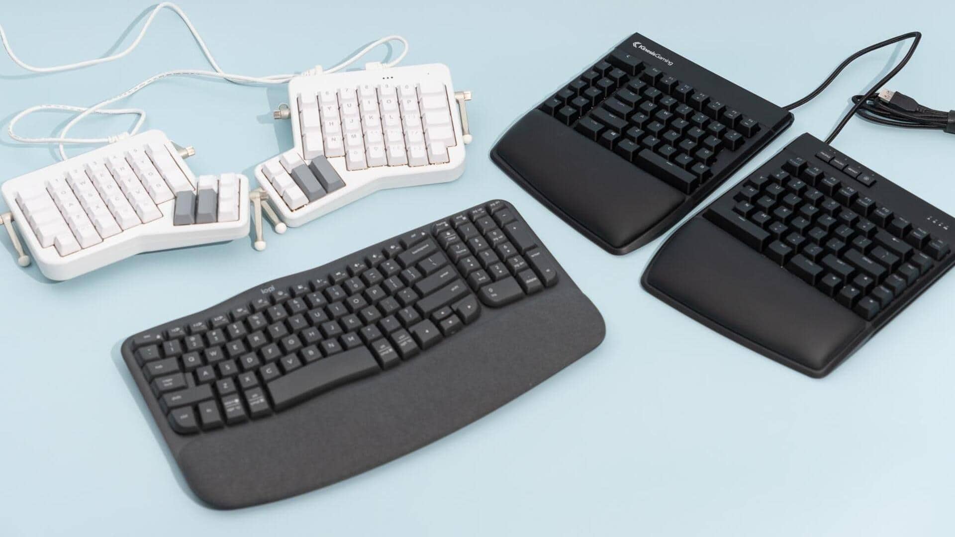 タイピング速度を向上させるエルゴノミックキーボード