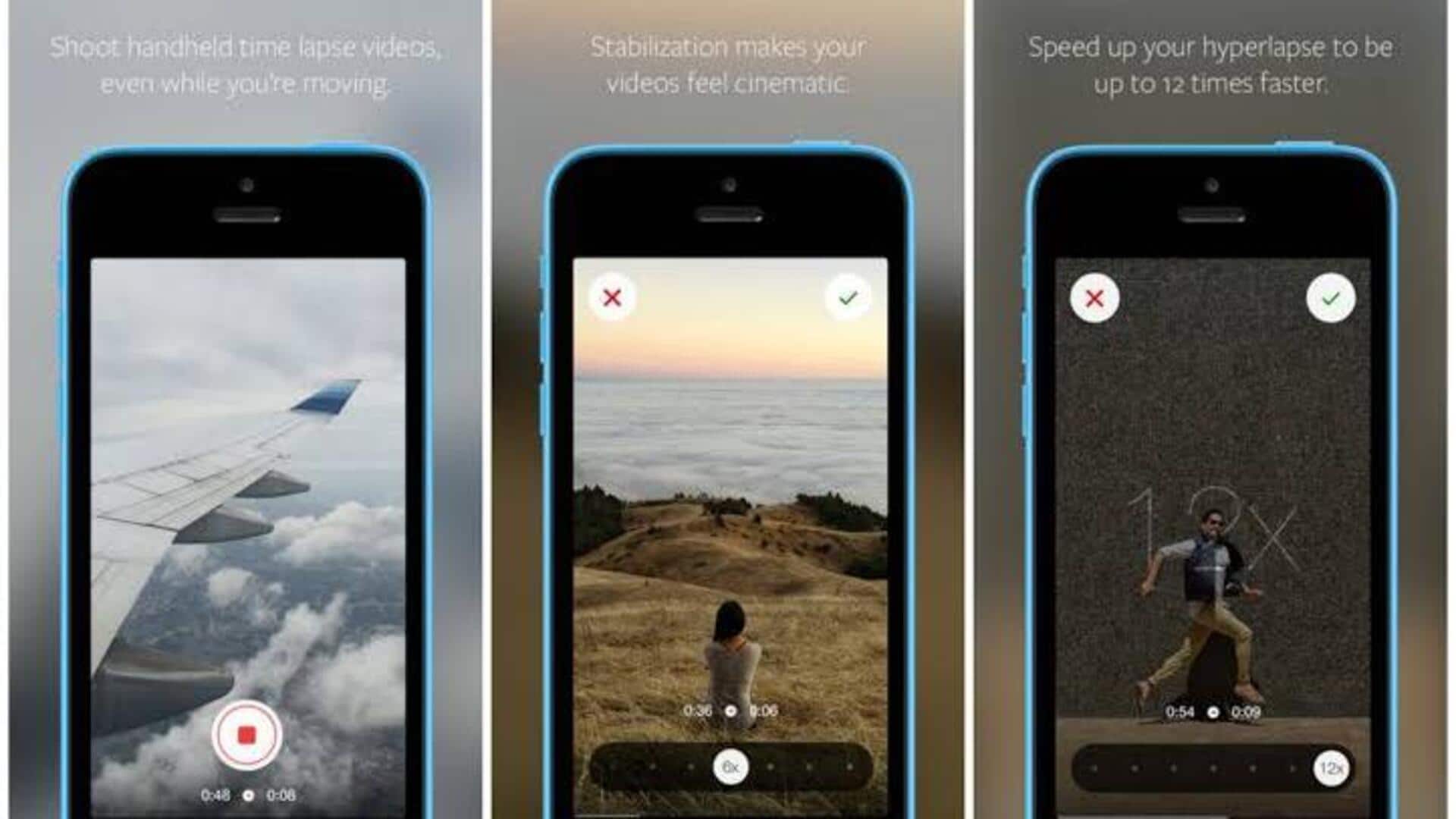 スマートフォンでタイムラプス動画を作成する方法